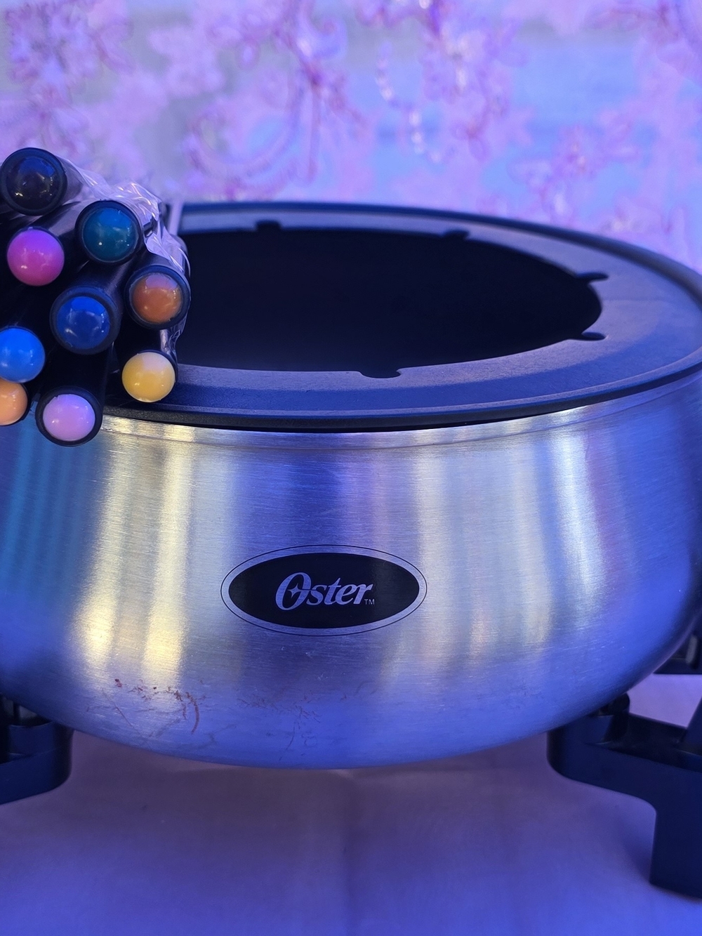 Oster Stainless Steel Electric Fondue Pot - Silver